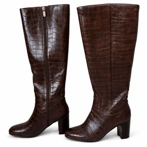 Marc Fisher Brown Croc